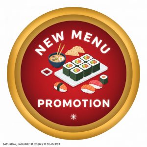NEW MENU PROMOTION